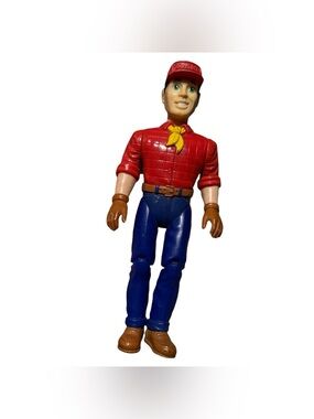 Tonka Loving Family Doll house Size 6" Man Farmer Man Vintage 1995